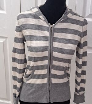Levi's Waffle Knit Striped  Jacket  Size S